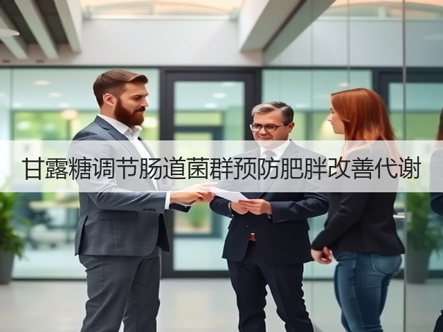 甘露糖调节肠道菌群预防肥胖改善代谢(图1)