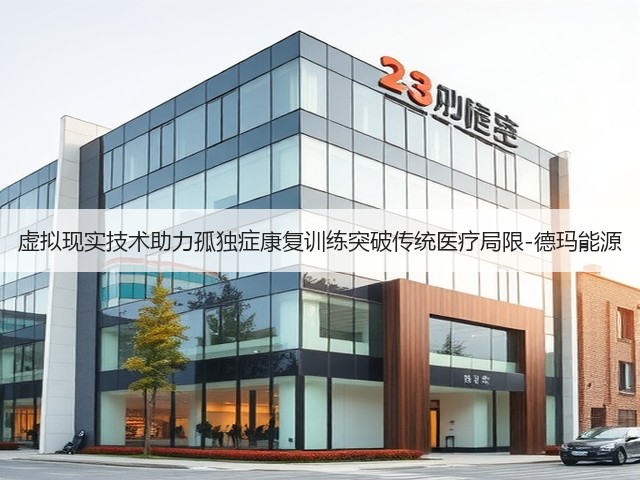虚拟现实技术助力孤独症康复训练突破传统医疗局限-德玛能源(图1)