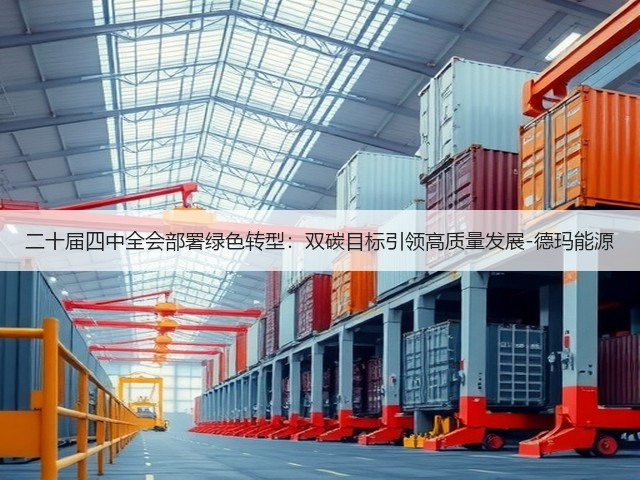 二十届四中全会部署绿色转型:双碳目标引领高质量发展-德玛能源(图1) 二十届四中全会部署绿色转型:双碳目标引领高质量发展-德玛能源(图1)