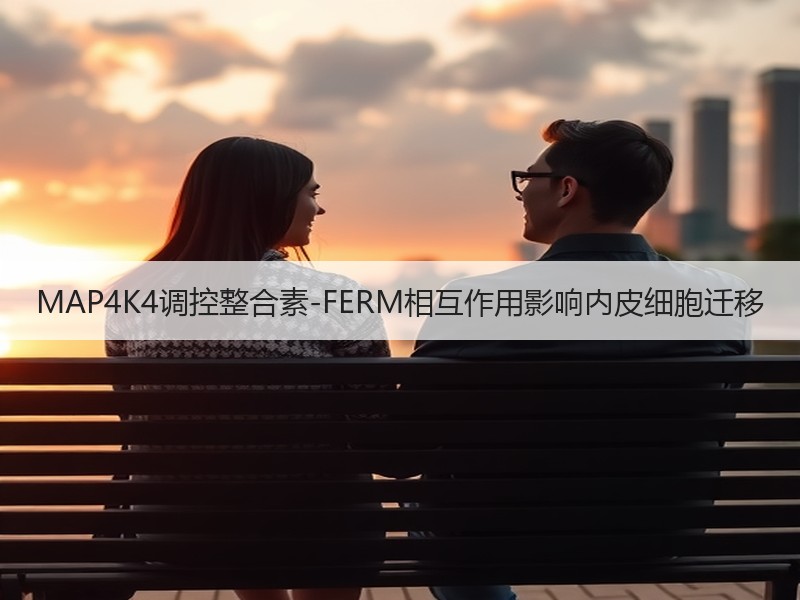 MAP4K4调控整合素-FERM相互作用影响内皮细胞迁移