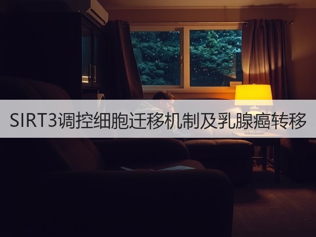 SIRT3调控细胞迁移机制及乳腺癌转移(图2)