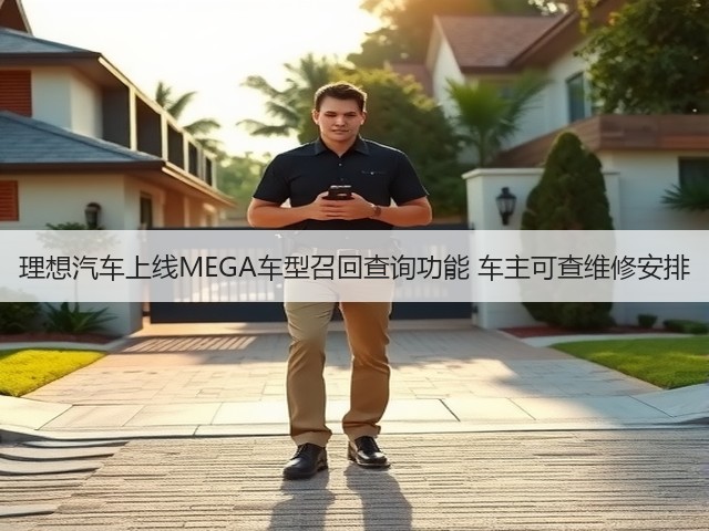 理想汽车上线MEGA车型召回查询功能 车主可查维修安排(图2)