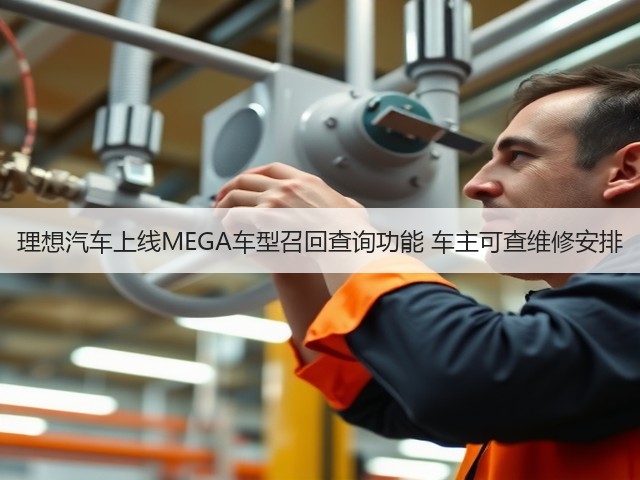 理想汽车上线MEGA车型召回查询功能 车主可查维修安排(图3)