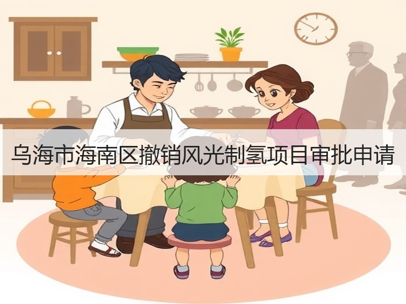 乌海市海南区撤销风光制氢项目审批申请