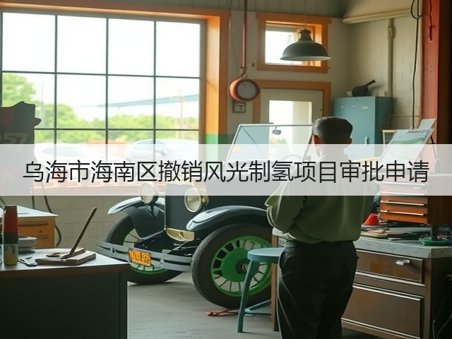 乌海市海南区撤销风光制氢项目审批申请(图1) 乌海市海南区撤销风光制氢项目审批申请(图1)