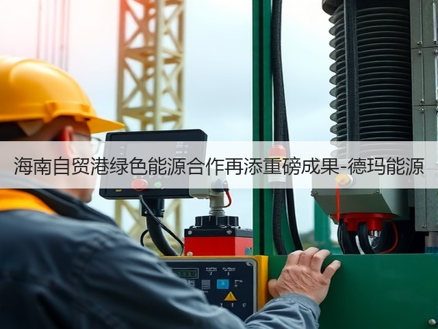 海南自贸港绿色能源合作再添重磅成果-德玛能源(图1) 海南自贸港绿色能源合作再添重磅成果-德玛能源(图1)