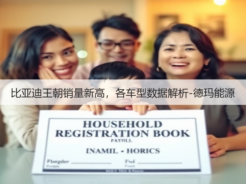比亚迪王朝销量新高，各车型数据解析-德玛能源