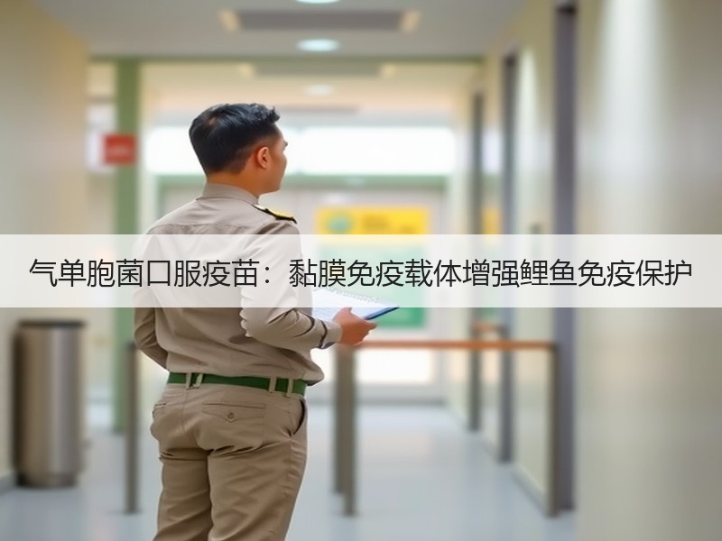 气单胞菌口服疫苗：黏膜免疫载体增强鲤鱼免疫保护